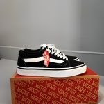 ونس اولد اسکول مشکی سفيد ساق کوتاه