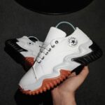 ران موشن تمام سفید ساق کوتاه