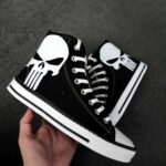 آلستار ساق دار مشکی طرح جمجمه