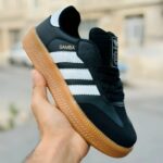 سامبا مشکی خط سفید