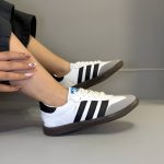 سامبا سفید مشکی