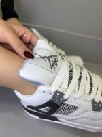 جردن فور سفيد مشکي - Image 2