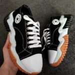 ران موشن سفید مشکی ساق کوتاه