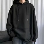 (Hoodie) هودی مشکي ساده لش