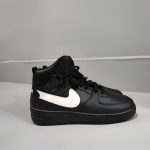 ایرفورس مشکی نایک سفید ساق بلند