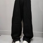 شلوار لی بگ مشکی