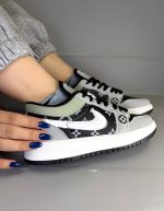 جردن lv طوسی مشکی - Image 2