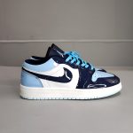 جردن آبی سرمه ای ورنی