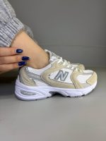 نیوبالانس 530 کرم طوسی سفید - Image 3